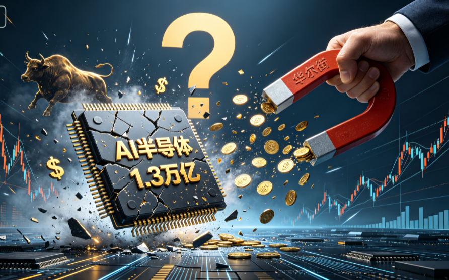 AI半导体血洗，一天蒸发1.3万亿，AI牛市真崩了，还是华尔街在洗盘？
